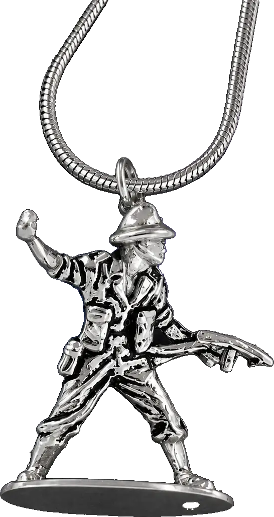 Matti Toy Soldier sterling silver pendant
